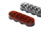 6 inch Oval LED stop, tail, turn light grommet