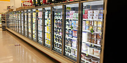 EcoBrite 751 Series refrigeration lighting in retail cooler case